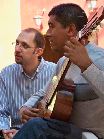 Research in the Andes.